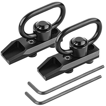   50% OFF 2 PCS Keymod Sling Mount Quick Detach Sling Swivel with 1.25'' Loop and Push Button w/code PIZJB8HO - $6.99 (Free S/H over $25) - $6.99