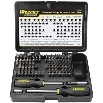   Wheeler 89-Piece Deluxe Gunsmithing Screwdriver Set, Black/Yellow - $49.49 (Free S/H over $25)