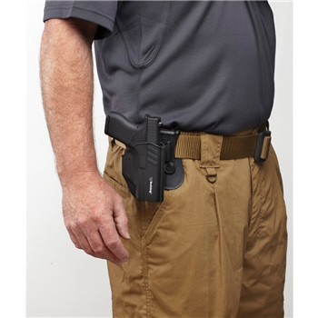   BULLDOG CASES RIGHT HAND S&W M&P M&P 2.0 THUMB RELEASE HOLSTER W/ UNIVERSAL MAGAZINE HOLDER - $13.99 - $13.99