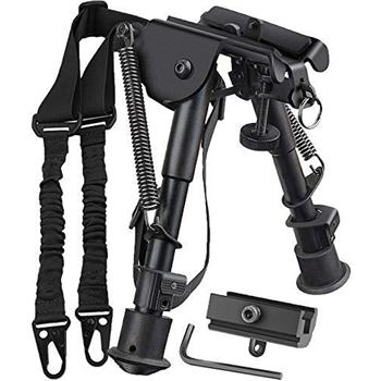   CVLIFE 6-9" Rifle Bipod & Two Point Rifle Sling Combo - $15.11 w/code "OHE22FWH" (Free S/H over $25) - $15.11
