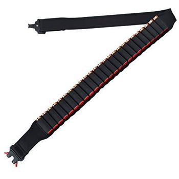   Black Shotgun Belt with Shell Holder, Non-Slip Adjustable Ammo Holder for Shotgun - Shotgun Shell Bandolier - $10.79 (Free S/H over $25) - $10.79