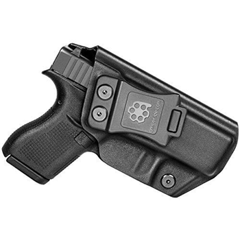   Amberide IWB KYDEX Holster Fit: Glock 42 Inside Waistband Adjustable Cant US KYDEX Made (Black, Right Hand Draw - $26.99 (Free S/H over $25) - $26.99