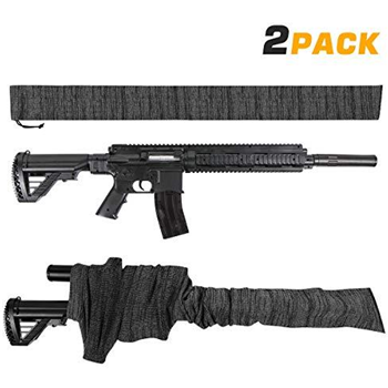   Gogoku Gun Socks Gun Sock Silicone-Treated Rifle Socks Fit Scopes Knit Sleeve Case Dust Cover Outdoor Shooting Hunting - $7.79 (Free S/H over $25) - $7.79