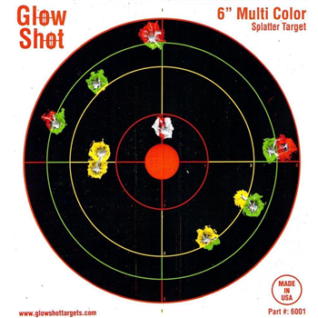   60 Pack - 6" Reactive Targets - GlowShot - Multi Color - Glow Shot - $14.99 (Free S/H over $25) - $14.99