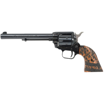   Heritage Rough Rider .22lR 6rd 6.5" Revolver, Wood Flag - $149.99 - $149.99