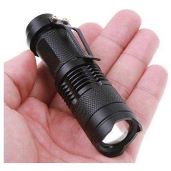   2 Pack 7w 300lm Mini Cree Led Flashlight Torch Adjustable Focus Zoom Light Lamp - $6.99 (Free S/H over $25) - $6.99