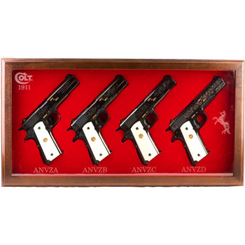   Colt 1911 100TH Anniversary 4 Gun Set 45 ACP - $34995.99 (Free S/H over $750) - $34,996.00