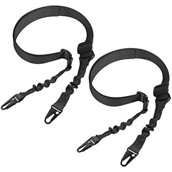   Gogoku 2 Point Sling with HK Clips Swivels for Tactical Outdoor Adjustable Strap Sling 2 Pack Black - $7.19 (Free S/H over $25) - $7.19