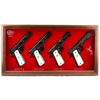   Colt 1911 100TH Anniversary 4 Gun Set 45 ACP - $34995.99 (Free S/H over $750) - $34,996.00