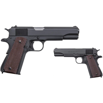  Thompson 1911 Matte Black Single 45 ACP 5.0" 7+1 Brown Checkered Grp Blk - $599.99 (Free S/H over $750) - $599.99