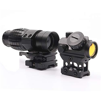   Robin Red Dot Sight + 3X Magnifier Quick Detach Flip to Side + 3 Slots Riser - $67.99 (Free S/H over $25) - $67.99