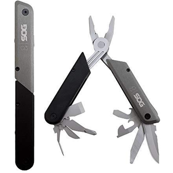   SOG Multitool Pocket Knife - Baton Q3 Mini Utility Tool and Pliers Combo w/ 13 Tools - $39.99 (Free S/H over $25) - $39.99