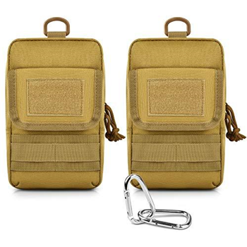   50% OFF Tactical Molle Pouch 2 Pack Utility Pouch Water-Resistant EDC Pouch w/code ASP3WA2B - $5.99 (Free S/H over $25) - $5.99