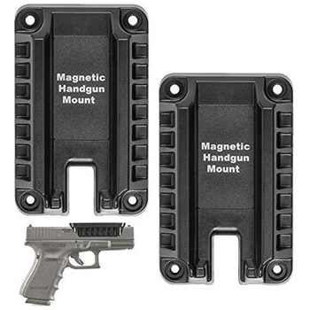   50% OFF Gun Magnet 2-Pack Mount Holster Quickdraw Gun Magnet & Magnetic Concealed Tactical Holder - $16.45 W/C "UJCMOIBA" (Free S/H over $25)