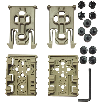   Safariland ELS Kit, Contains 2 Each of ELS 34 and ELS 35 (Black, FDE) - $13.32 (Free S/H over $25)