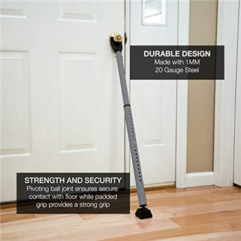   SABRE HS-DSB Door Security Bar Adjustable 2-in-1 Home Security Door Bar - $16.99 (Free S/H over $25) - $16.99