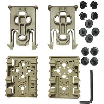   Safariland ELS Kit, Contains 2 Each of ELS 34 and ELS 35 (Black, FDE) - $13.32 (Free S/H over $25) - $13.32