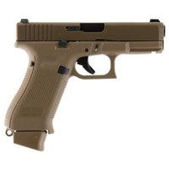   GLK Glock 19X 9mm 4 Inch Barrel Glock Night Sights Coyote Tan Finish 19 Round - $700.99 (Free S/H over $750) - $700.99