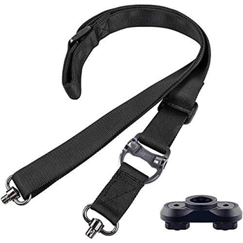   Gogoku Two Point Sling Tactical Hunting Gun Sling Adjustable Bungee Rifle Sling Strap with QD Sling Swivel Adaptor - $11.39 (Free S/H over $25) - $11.39
