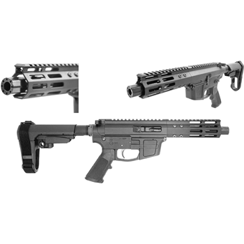   Foxtrot Mike Products 5" Glock Style Ultra Light Barrel 9mm AR Pistol w/ SBA3 Brace PA Exclusive - $679.99 - $679.99
