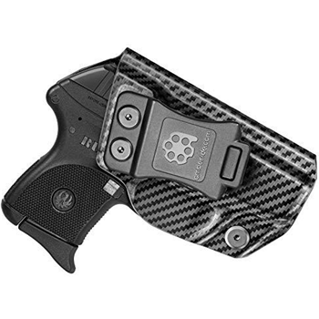   Amberide IWB KYDEX Holster Fit: Ruger LCP 380 Inside Waistband Black Carbon Fiber - $37.99 - Buy two get 10% OFF (Free S/H over $25) - $37.99