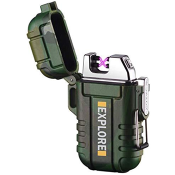   Outdoor Windproof & Waterproof Dual Arc Plasma Lighter USB - $12.98 after $2 clip code (Free S/H over $25) - $12.98