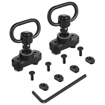   M-LOK Standard QD Sling Mount Release Swivel Adapter Attachment- 2/Pack - $9.99 Coupon: GUNMOUNT (Free S/H over $25) - $9.99