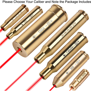   Gogoku Bore Sight for .223/5.56mm Cartridge Hunting Red Laser Boresighter with Batteries -low to $5.39 w/c "40858NSX" (Free S/H over $25) - $5.39