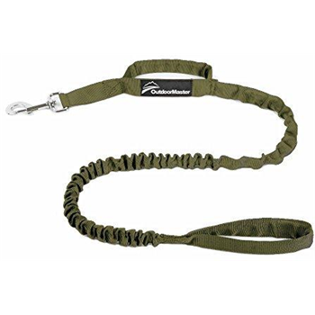  OutdoorMaster Tactical Bungee Dog Leash, Improved Dog Safety & Comfort (Tan, Black, Green) - $9.99 - $9.99