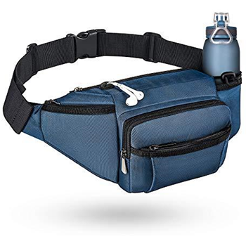   30% OFF Fanny Pack Large Waist Bag Pack Hip Bum Bag With Water Bottle Holder Adjustable Strap Suitable w/code BA2LXPGM - $13.29 (Free S/H over $25) - $13.29