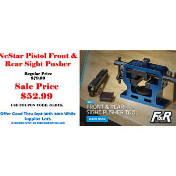   NcStar VTUFNR Heavy Duty Universal Pistol Front & Rear Sight Pusher Tool - $80.99 - $80.99
