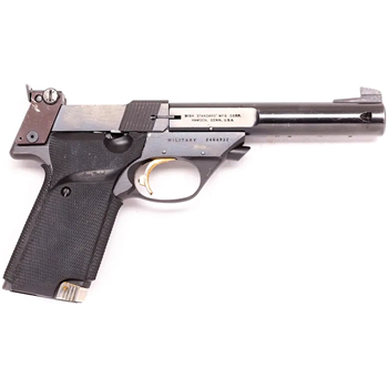   High Standard Inc. supermatic Trophy Military 22 LR 5.5" 10 Rnd - $630.00 (Free S/H over $750) - $630.00