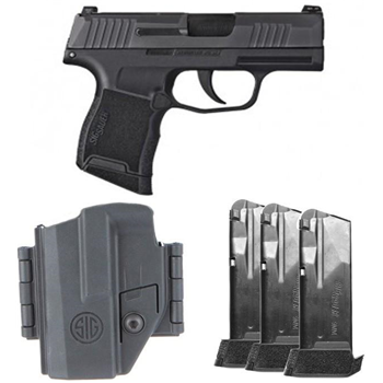   Sig Sauer P365 TACPAC 9mm 3.1" 12 Rnd Night Sights w/Ambi IWB/OWB Holster - $599.99 - $599.99