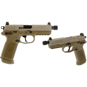  FN Pistol FNX 45 Tactical FDE 15rd Night Sights .45 ACP - $1199.99 - $1,199.99