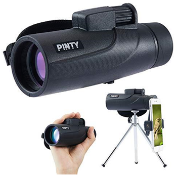   Pinty 10x42 Monocular Telescope with Pocket Tripod and Phone Holder Waterproof BAK-4 Prism Monocular Zoom for - $19.99 (Free S/H over $25) - $19.99