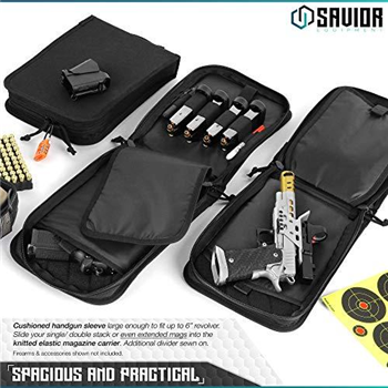   Savior Equipment Padded Tactical Single Handgun Pistol Bag SEMA Magnum XL Lockable - $20.59 (Free S/H over $25) - $20.59