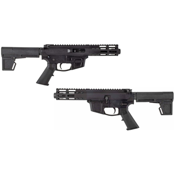   Foxtrot Mike 5" Ultra Light Barrel 9mm AR Pistol with Glock Style Magwell KAK Brace - $639.99 - $639.99