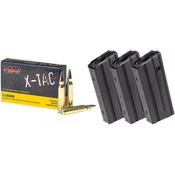   Brownells 200Rnds X-TAC 5.56 55GR FMJ with 3x 25rd Retro Mags - $329.99 after code "VSJ"