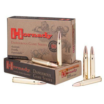   Hornady Dangerous Game 286 gr SP-RP Interlock 9.3x62mm Ammo, 20/box - 82303 - $54.58