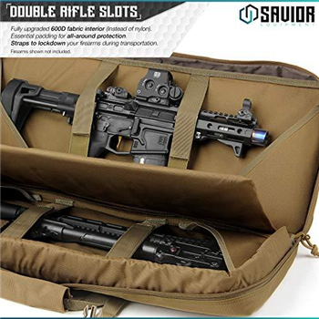   Savior Eq American Classic Tactical Double SBR Gun Case 24" 28" 32" (Dark M81, Black, FDE Gray, OD Green) from $49.99 (Free S/H over $25) - $49.99