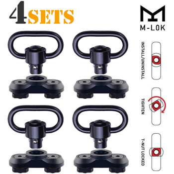   Gogoku 4-Pack Sling Swivel for M-Rail Sling Clip Adapter - $9.59 with code "40Q4YJJM" (Free S/H over $25) - $9.59