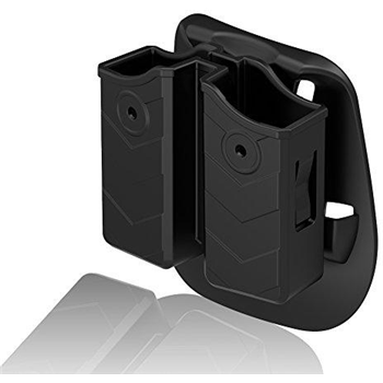   Universal Double Magazine Holder fit 9mm/.40 Double Stack Magazines, Magazine Holder, OWB Paddle Magazine Pouch - $10.49 (Free S/H over $25) - $10.49