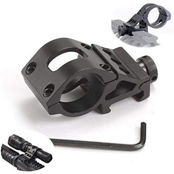   2-Pack Offset Flashlight Mount Tactical Outdoor 1â€ Mounts Fit for 20mm Rail - $5.99 with code "40Q4YJJM" (Free S/H over $25) - $5.99