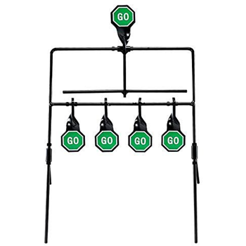   KNINE OUTDOORS GO and Stop Sign Air Gun Pellet BB Gun Rimfire Resetting Target, Rated for .22 .177 Caliber - $8.49 w/ 5EO2ZNJ8 (Free S/H over $25) - $8.49