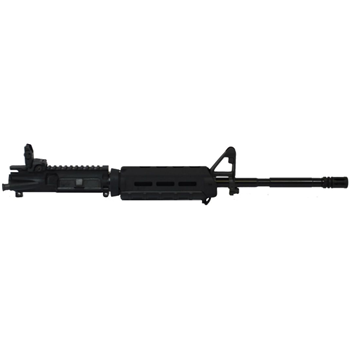   PSA 16" Nitride 1:7 M4 Carbine 5.56 NATO MOE AR-15 Upper Assembly, Black - With Rear Mbus No BCG/CH - $369.99 - $369.99