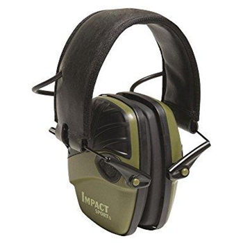   Howard Leight by Honeywell Impact Sport Sound Amplification Electronic Shooting Earmuff, Green - $43.2 (Free S/H over $25) - $43.20