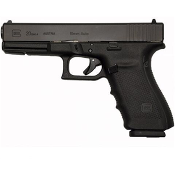   GLOCK 20 Gen4 10mm Semi-Auto Pistol 4.6" 15 Rounds Black - $708.99 (Free S/H over $750) - $708.99