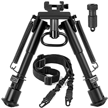   XOOBIU 6â€ to 9â€ Bipod with Sling Swivel & 2 Point Sling - $16.19 w/c "5M8PMOH8" (Free S/H over $25) - $16.19