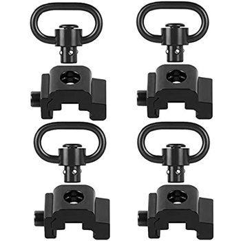   4-Pack QD Sling Swivel 1.25â€ Loop Tactical Heavy Duty Quick Detach Push Button Swivels - $6.29 w/c "46RFU6AA" (Free S/H over $25) - $6.29