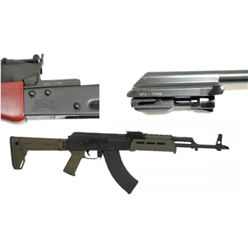   PSAK-47 GF3 Forged "MOEkov" Rifle, OD Green (No Cleaning Rod) - $849.99 - $849.99
